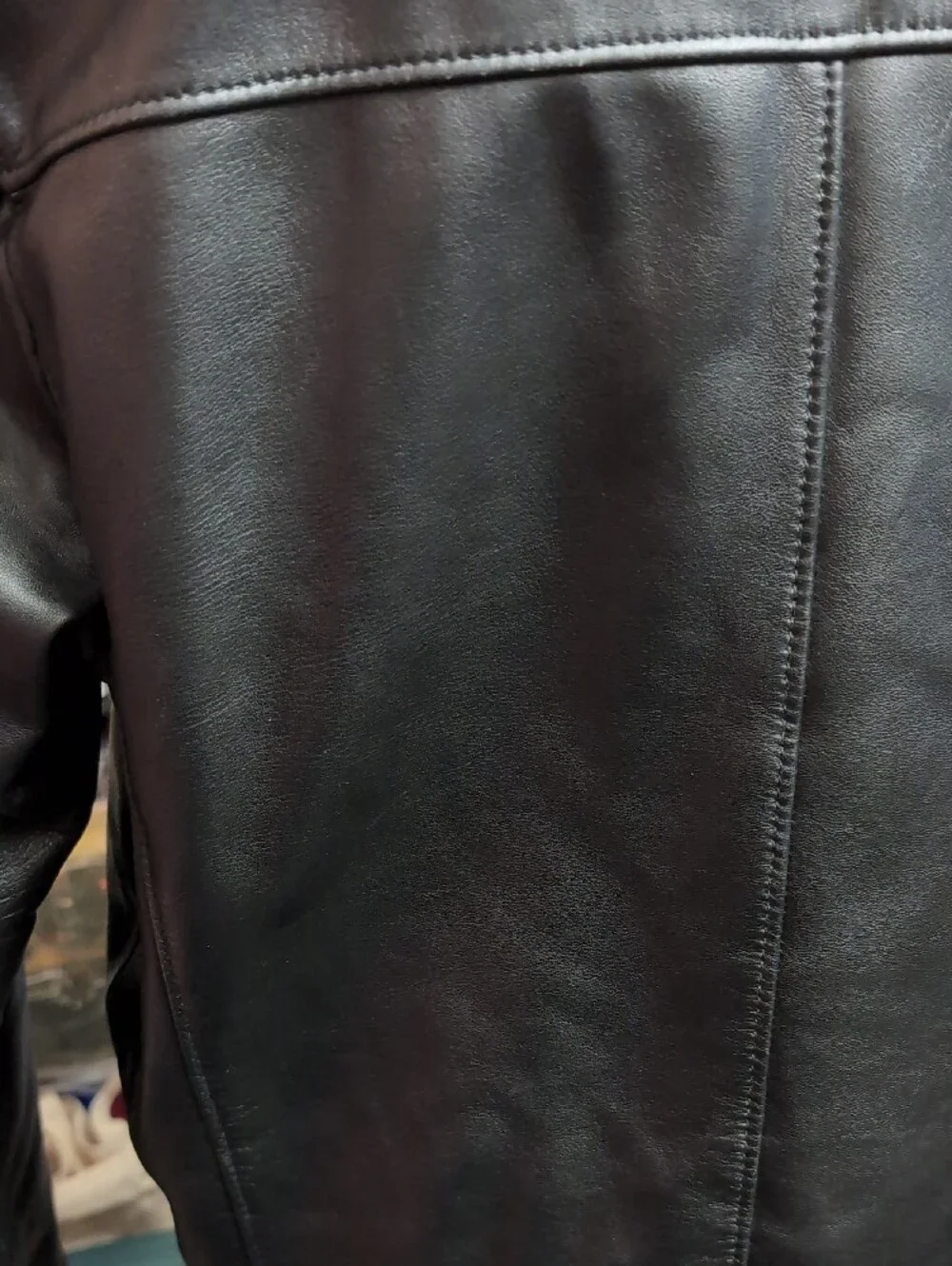 Pelle Studio Black Leather Bomber Jacket Wilson's Leather